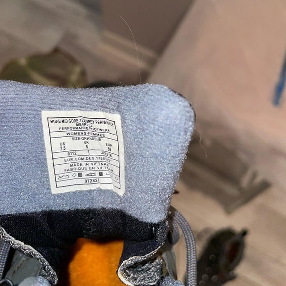 Merrell Moab Mid Hiking Boots/Shoes Sz. 7.5 - Picture 7 of 7